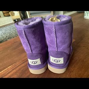 Ugg toddler 7 purple boots new without box